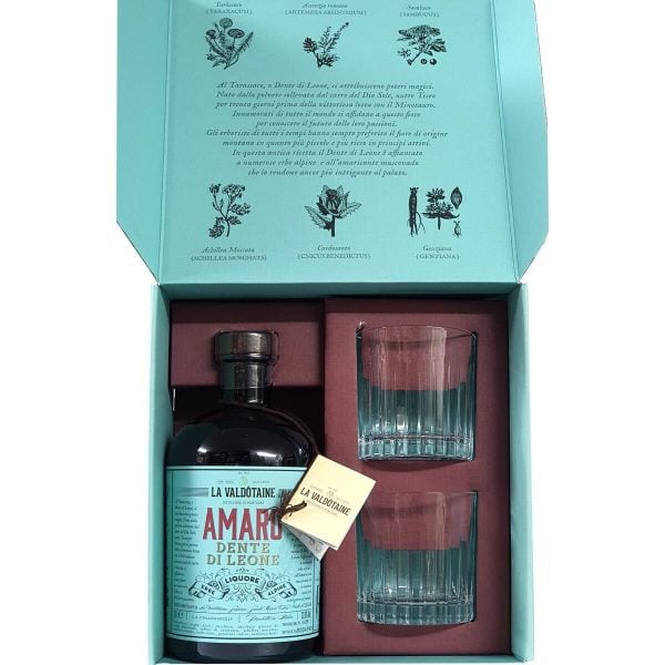 SET AMARO E BICCHIERI VALDOTAINE - immagine 2