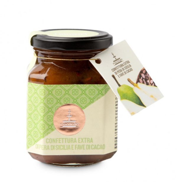 CONFETTURA PERE DI SICILIA e FAVE DI CACAO - FIASCONARO