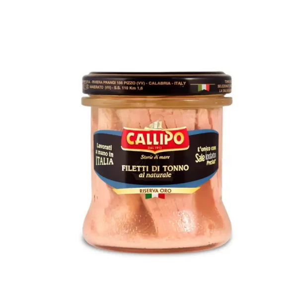 FILETTI DI TONNO AL NATURALE 175 gr - CALLIPO 1