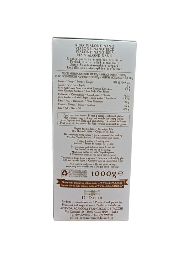 riso carnaroli stagionato de tacchi