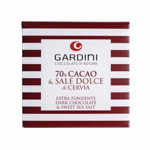 CIOCCOLATO EXTRA FONDENTE 70% CON SALE DI CERVIA - Gardini 3