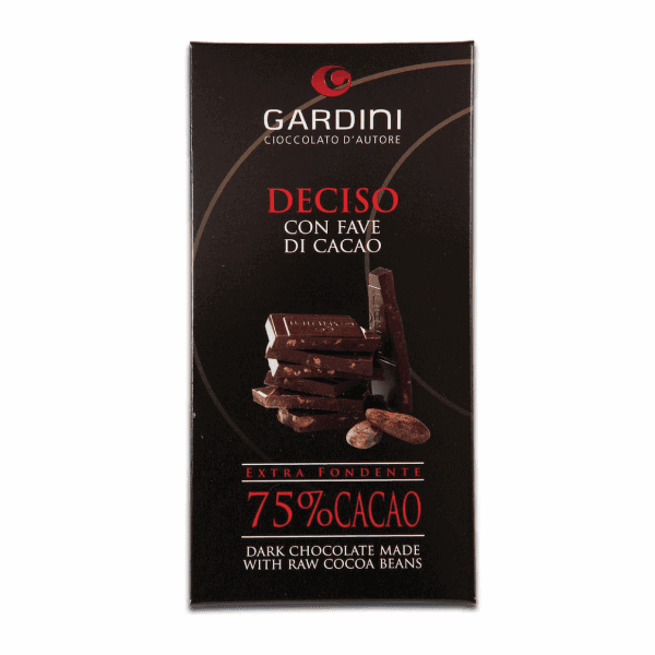 TAVOLETTA EXTRA FONDENTE CON FAVE DI CACAO - Gardini 3