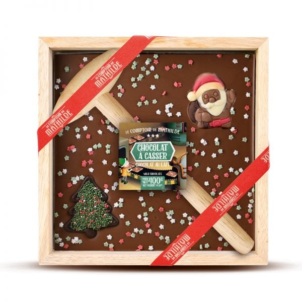 TAVOLETTA AL LATTE con  MARTELLO DI NATALE
