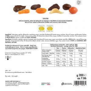 ASSORTIMENTO FRUTTA RICOPERTA DI CIOCCOLATO - MAGLIO 5