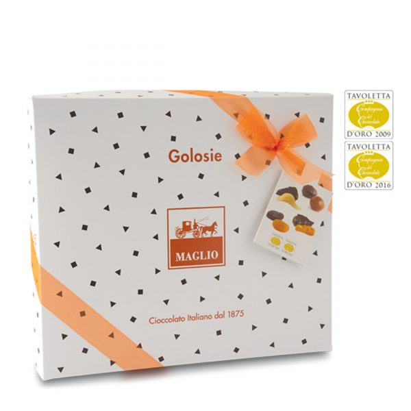 ASSORTIMENTO FRUTTA RICOPERTA DI CIOCCOLATO - MAGLIO