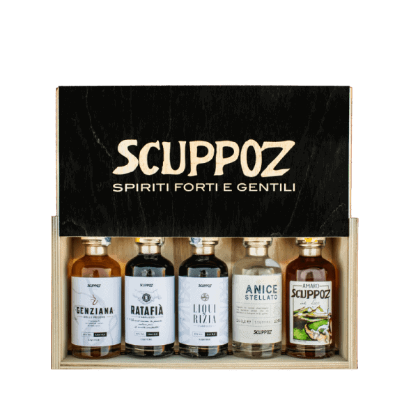 KIT MEDICINETTE ABRUZZESI CON SCATOLA IN LEGNO 3