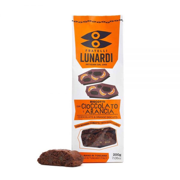 CANTUCCI CON CIOCCOLATO E ARANCIA