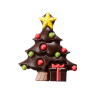 ALBERO di CIOCCOLATO FONDENTE 1