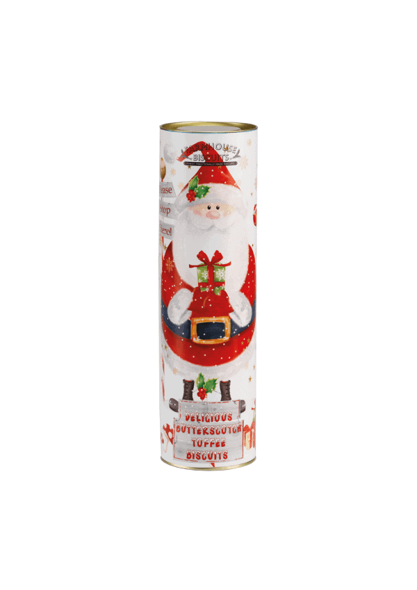 TUBO BISCOTTI BABBO NATALE toffee 3