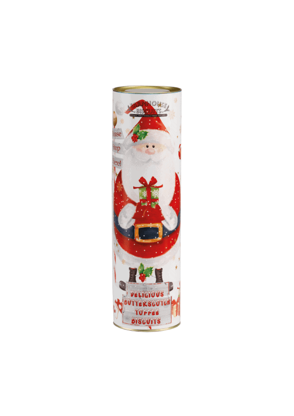 TUBO BISCOTTI BABBO NATALE al CARAMELLO SALATO 3