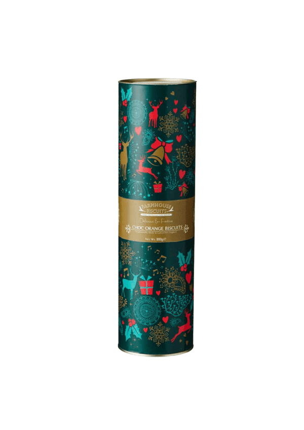 TUBO BISCOTTI  XMAS verde