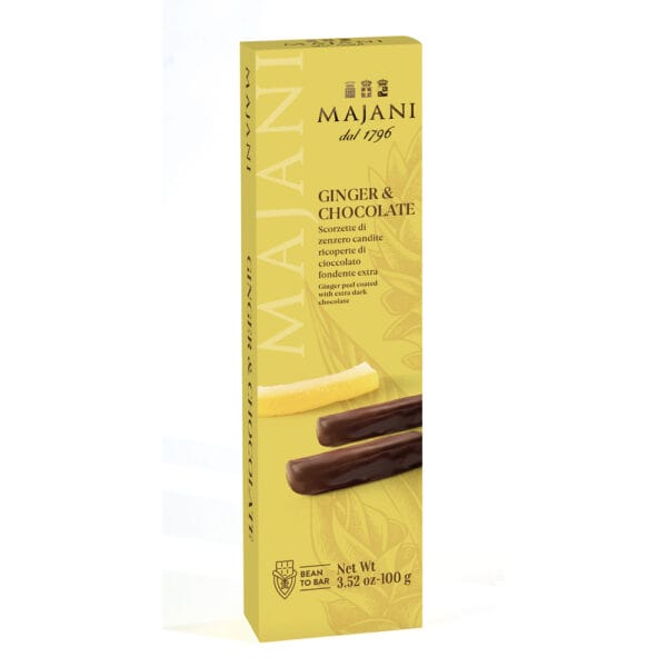 FILETTI di ZENZERO RICOPERTI di CIOCCOLATO FONDENTE