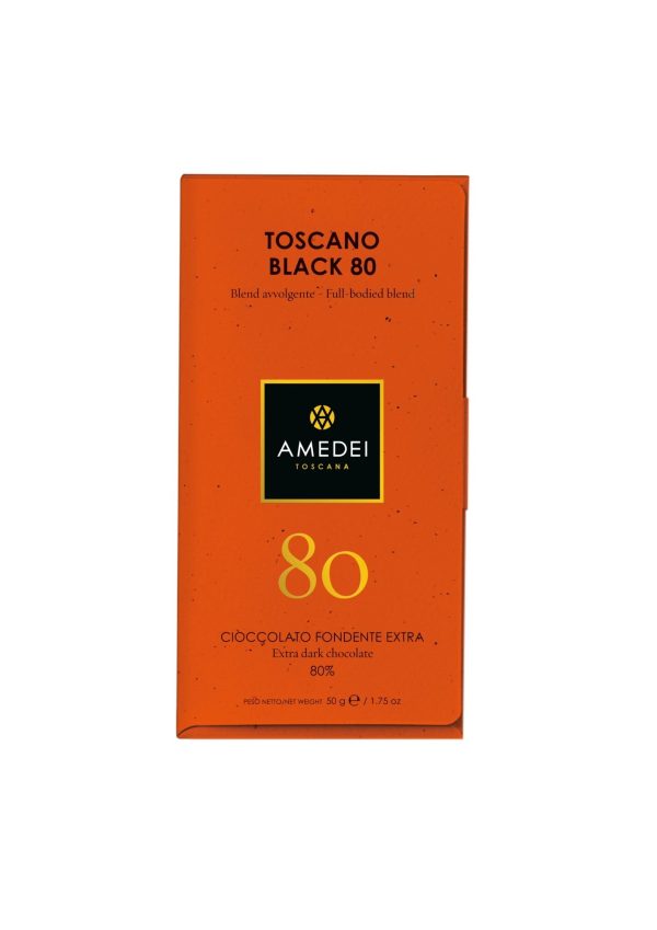 TAVOLETTA TOSCANO BLACK 80 % - Amedei 1