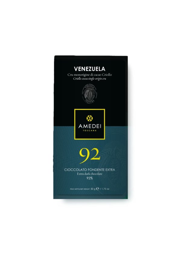 TAVOLETTA CRU VENEZUELA 92% - Amedei