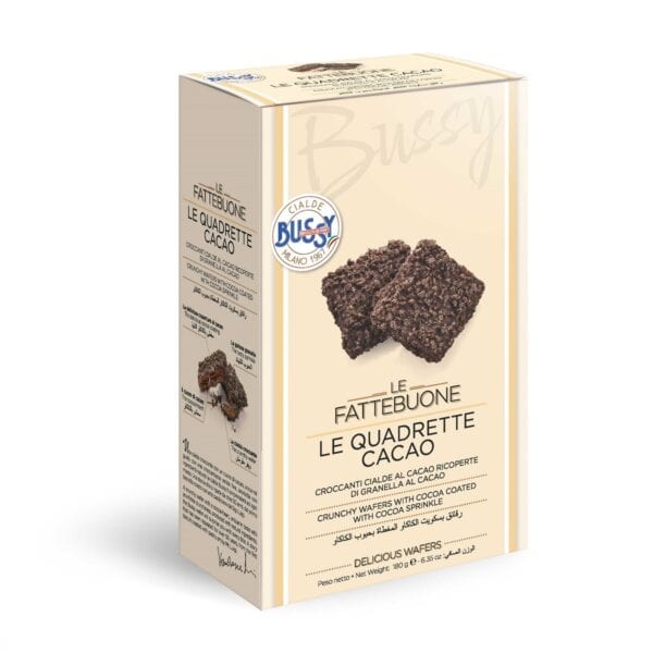 CIALDE LE QUADRETTE al CACAO - BUSSY