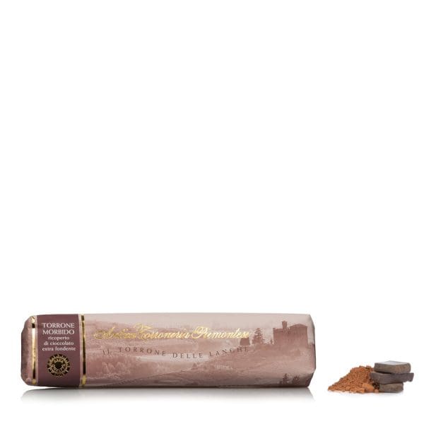 TORRONE MORBIDO RICOPERTO di CIOCCOLATO FONDENTE