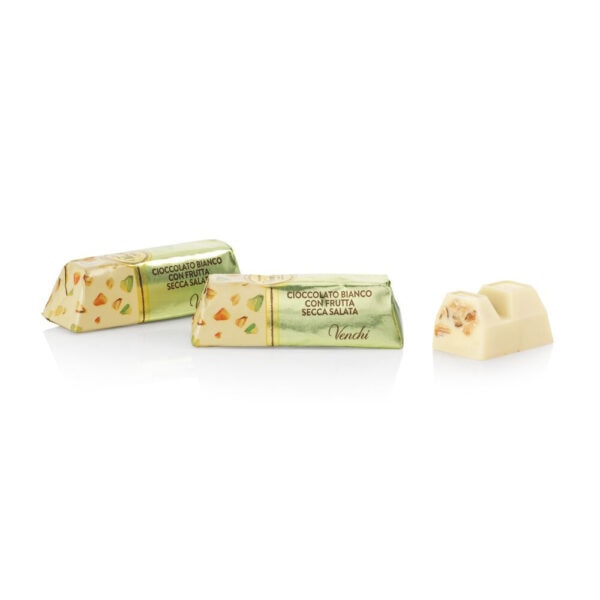 LINGOTTINO BIANCO SALATO con PISTACCHI - VENCHI