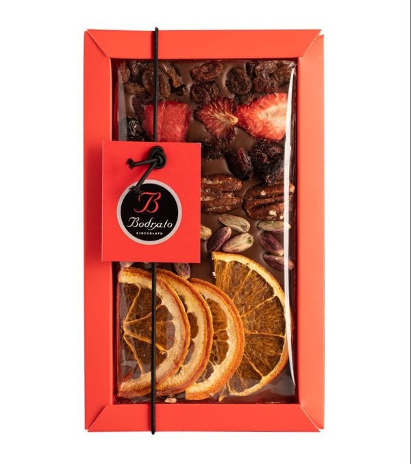 TAVOLETTA di CIOCCOLATO con FRUTTA