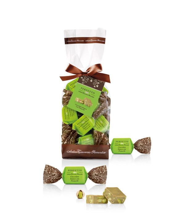 CIOCCOLATINO BIANCO con PISTACCHI