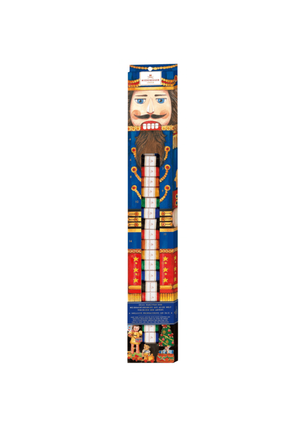 CALENDARIO AVVENTO MARZAPANE  XXL - Schiaccianoci blu