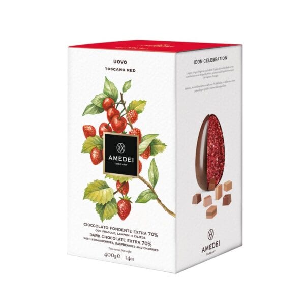 UOVO FONDENTE CON FRUTTI ROSSI