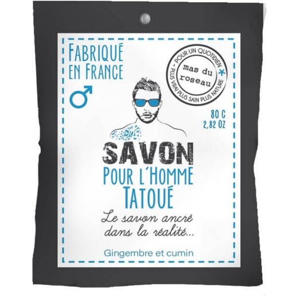 SAPONE SOLIDO per UOMO TATUATO
