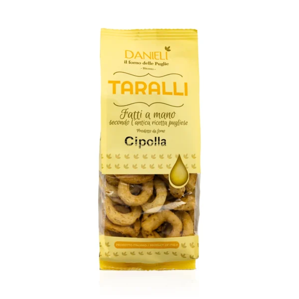 TARALLI alla CIPOLLA e UVETTA FATTI A MANO - Danieli