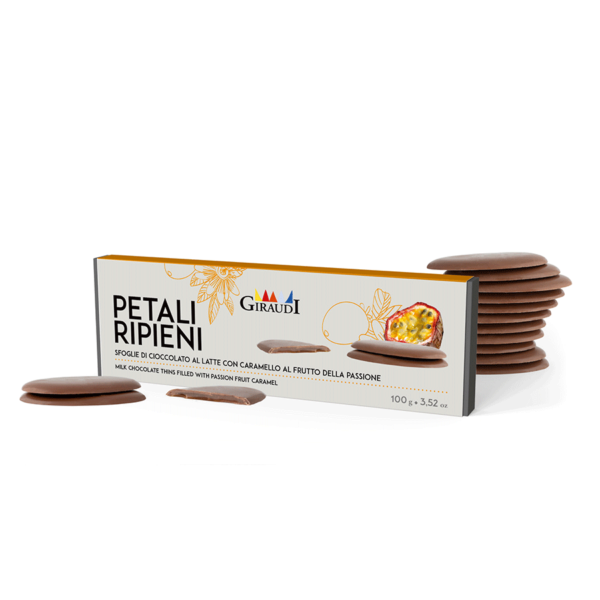 PETALI al LATTE CARAMELLO e FRUTTO DELLA PASSIONE - Giraudi 3