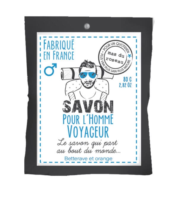 SAPONE SOLIDO per UOMO VIAGGIATORE