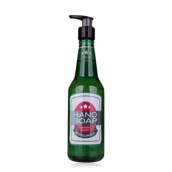 DISPENSER SAPONE MANI in BOTTIGLIA BIRRA
