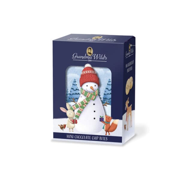 BISCOTTI con GOCCE DI CIOCCOLATO PUPAZZO DI NEVE 3