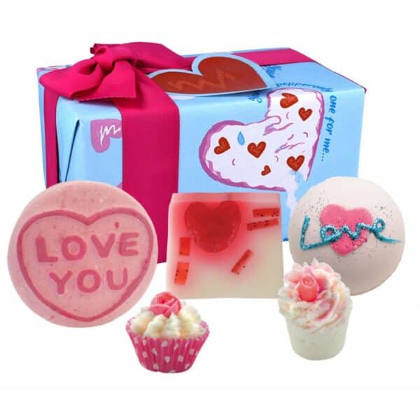 LOVE - SET da BAGNO CON BOMBE FRIZZANTI e SAPONI