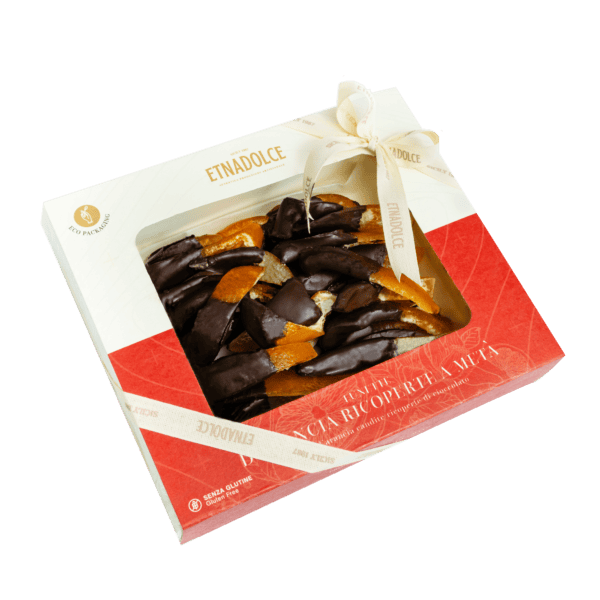 LUNETTE di ARANCIA RICOPERTE di CIOCCOLATO FONDENTE - ETNA DOLCE