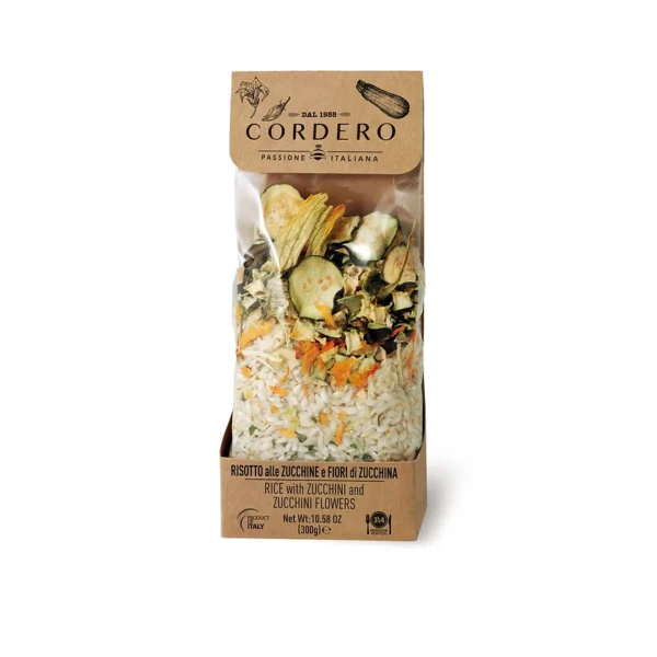 RISOTTO con ZUCCHINE e FIORI DI ZUCCA - CORDERO