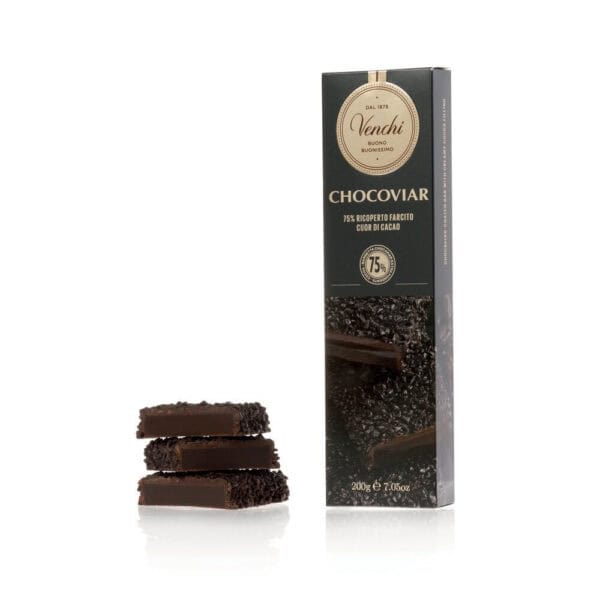 STECCA CHOCAVIAR FONDENTE 75% 200 gr- VENCHI
