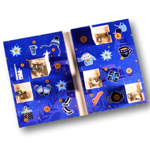 CALENDARIO AVVENTO BLU con TE' - immagine 2