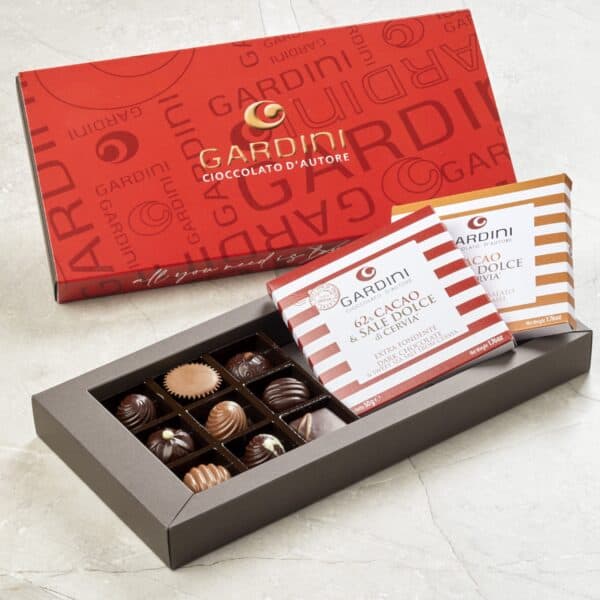 CONFEZIONE REGALO PRALINE + 2 TAVOLETTE - GARDINI 3