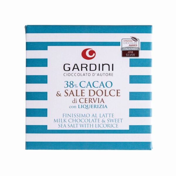 TAVOLETTA CACAO e SALE DOLCE DI CERVIA con LIQUIRIZIA