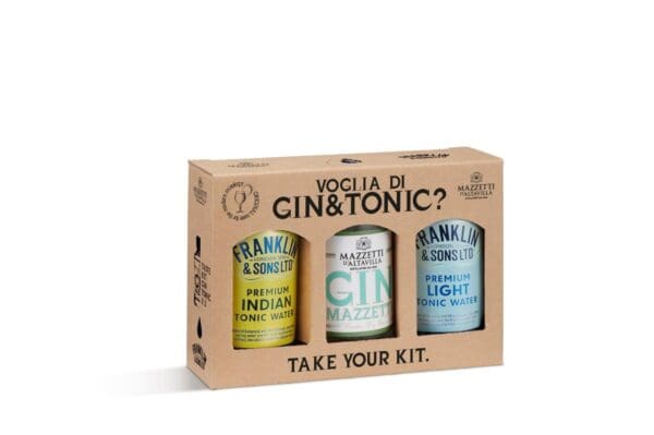 SET GIN TONIC + 2 TONICHE - MAZZETTI