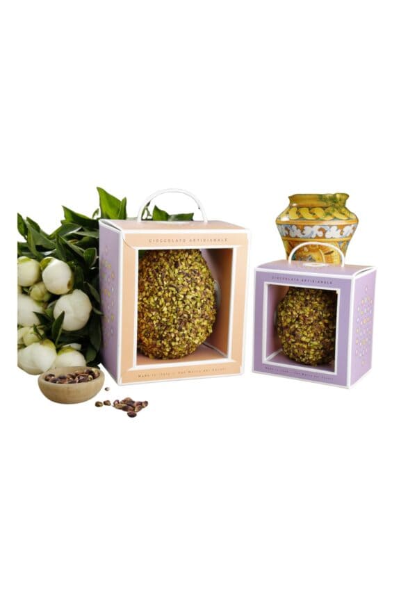 UOVO CIOCCOLATO AL LATTE CON PISTACCHI