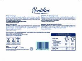 BISCOTTIERA TRICOLORE con BISCOTTI ASSORTITI - GENTILINI - immagine 2