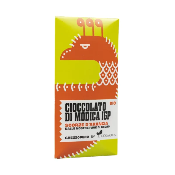 CIOCCOLATO di MODICA all'ARANCIA