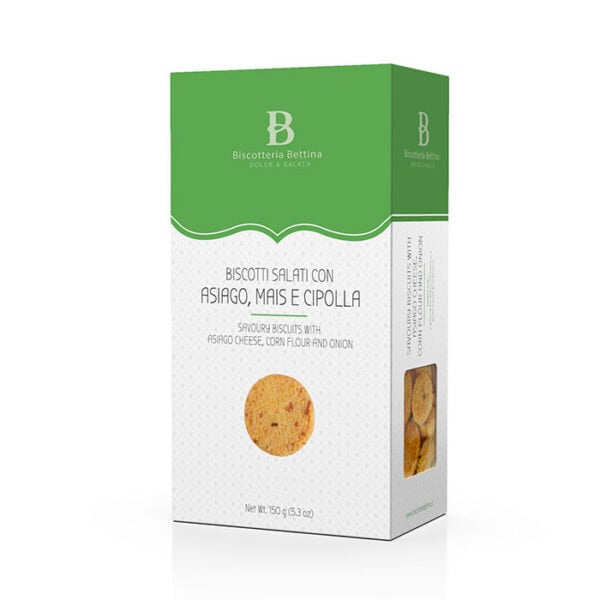 BISCOTTINI con ASIAGO, MAIS CIPOLLA
