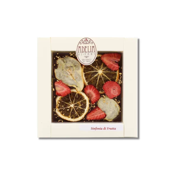 TAVOLETTA CIOCCOLATO FONDENTE SINFONIE DI FRUTTA