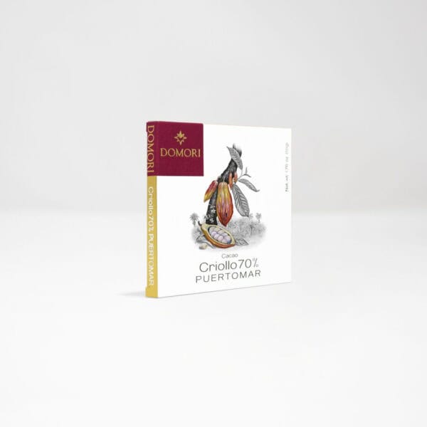 TAVOLETTA DI CIOCCOLATO FONDENTE 70 % CACAO CRIOLLO PUERTOMAR
