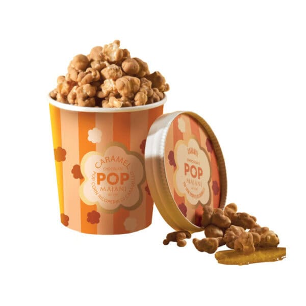 POP CORN RICOPERTI DI CIOCCOLATO al CARAMELLO