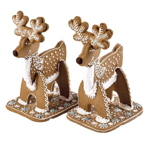 RENNA GINGERBREAD da DECORARE - immagine 2