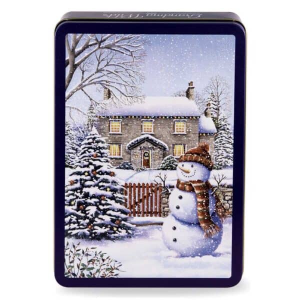 BISCOTTI INGLESI LATTA PUPAZZO DI NEVE WELCOME