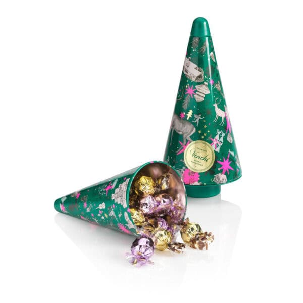 LATTINA ALBERO DI NATALE CON CIOCCOLATINI