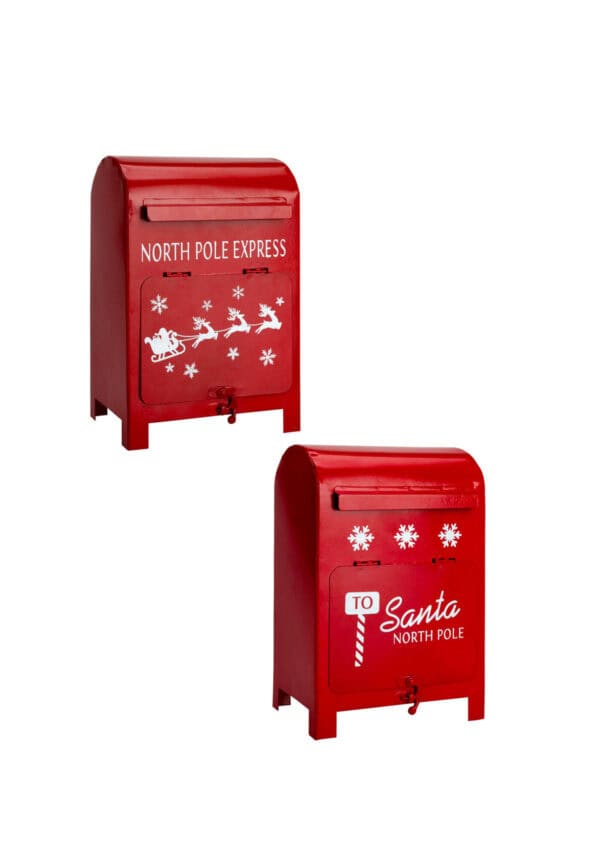 CASELLA POSTALE BABBO NATALE in METALLO